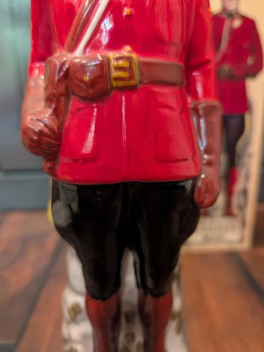 A-1969 Series Canadian Mist Whiskey Mountie Decanter Barton Distillery with Box